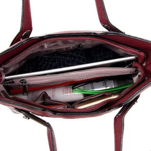 กระเป๋าถือหนังสำหรับผู้หญิง,กระเป๋าสะพายพาดลำตัวออกแบบโลโก้ได้ตามต้องการมีหลายสี - Product Image 3