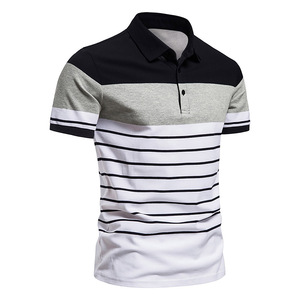 Camiseta Polo de verano de alta calidad para hombre con logotipo personalizado OEM, camiseta de golf sublimada con forro elegante, venta directa al por mayor - Product Image 4