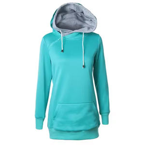 เสื้อสเวตเตอร์มีฮู้ดสำหรับผู้หญิงผ้าฝ้าย100% มีซิปด้านหน้าระบายอากาศได้ดีและเหมาะสำหรับใส่วิ่งจ๊อกกิ้งในฤดูหนาว - Product Image 1