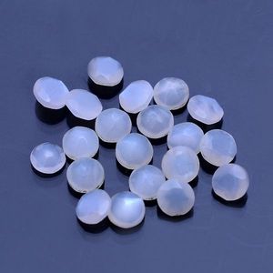 Lot de 25 pierres précieuses en pierre de lune blanche naturelle, taille ronde 3 mm, épaisseur 2 mm, 2,55 carats, Iroc Sales, pierres précieuses de haute qualité, pierres en vrac - Product Image 5