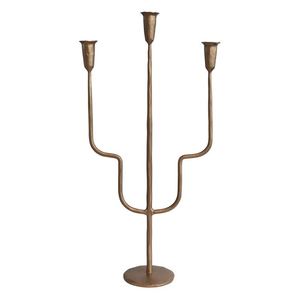 Candelabro tradicional de oro antiguo más vendido, alta calidad de exportación, cantidad a granel, diseño Vintage único para el hogar, Hotel, boda - Product Image 3