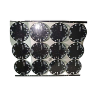 Placa de circuito de bombilla Led de placa base de teléfono PCB de doble capa de aceite negro