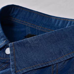Camisa de Mezclilla Casual para Hombre, de Alta Calidad, al Mejor Precio, Corte Ajustado, 100% Algodón, Transpirable, Color Personalizado - Product Image 3