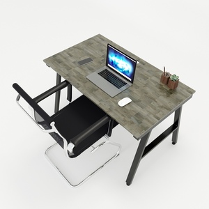 Modern Minimalist 120x70cm <b>Foldable</b> <b>Office</b> <b>Desk</b> with Iron Legs-HBAC004 - Product Image 3