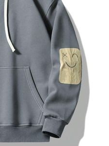 Sudadera con Capucha 100% Algodón, Estilo Casual Bordado para Hombre - Product Image 3