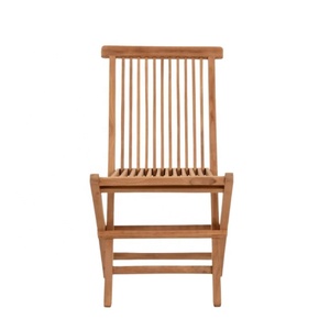 Silla Plegable Moderna de Madera de Teca, Silla de Café Minimalista Nórdica para Restaurante al Aire Libre, Banquete, Juego de Muebles de Cocina - Product Image 3