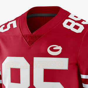 Camiseta de fútbol americano de tallas grandes superventas ropa de entrenamiento transpirable gran oferta para jugadores - Product Image 3