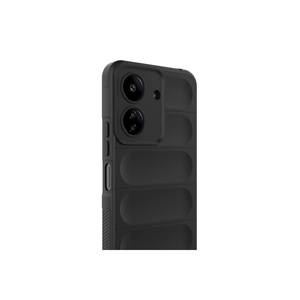 Coque Netzy Poco C65 en TPU flexible avec motif ethnique, dos creux, vert foncé électroplaqué, antichoc - Product Image 5