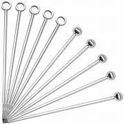 Eco Friendly <b>Metal</b> Olive Picks Stainless Steel Reusable Skewers Multipurpose Home Bar Party Tools - Product Image 2