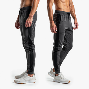 Pantalones Deportivos Transpirables Personalizados para Gimnasio, Pantalones de Chándal para Hombre, de Secado Rápido, de Poliéster/Algodón - Product Image 6