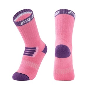 Custom Athletic Crew Sport <b>Socks</b> for Men Women Colorblock Design Cushioned <b>Heel</b> & Toe Breathable Cotton for Training & Running - Product Image 5
