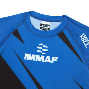 Camiseta de Compresión de Manga Corta Green Hill, Aprobada por la IMMAF, Protección Anti-UV y UV, UPF 50, Nailon - Product Image 4