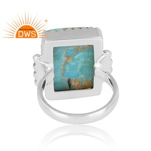 แหวนพลอยสีเขียวขุ่นสีเงินสเตอร์ลิงออกซิไดซ์ได้รับความนิยมล่าสุดผู้ผลิตเครื่องประดับออกแบบได้ตามต้องการ - Product Image 4