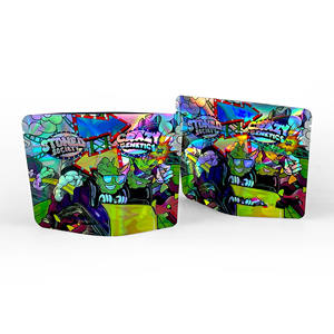 Bolsas de Embalaje de Gomitas Comestibles Impresas Personalizadas, Bolsas de Mylar a Prueba de Olores y Resistentes a Niños, Embalaje de Alimentos, Bolsa para Tabaco de 3.5g - Product Image 1