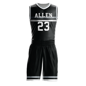 Conjunto de Uniforme de Baloncesto Personalizado para Verano 2026, Pantalones Cortos y Camiseta Transpirables, de Secado Rápido, Antibacterianos, Anti-UV para Adultos - Product Image 1