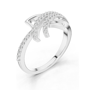 Bague pour femme en diamant de laboratoire 0,227 ct, clarté VVS-VS EF, or 18 carats, 14 carats, 10 carats et argent 925, options or rose, or jaune, or blanc - Product Image 5