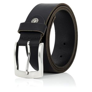 Men's Leather <b>Belts</b> Genuine Cow Hide Leather with Alloy for Buckle Fashion Waist <b>Chain</b> - Product Image 4