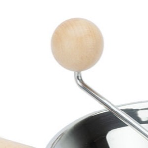 Moulin à aliments italien en acier inoxydable avec 3 disques et 3 supports manche en bois solide pour la sauce, la soupe et les fruits/légumes - Product Image 3