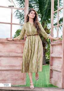 High on Demand Best Selling <b>Top</b> Quality Rayon Printed Kurti Support <b>Indian</b> Exporter and Supplier - Product Image 2