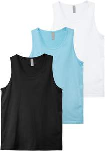 Latest Wholesale Custom 100% Cotton <b>Gym</b> <b>Vest</b> for <b>Men</b> Sporty Workout Muscle Tank Top Breathable Fitness Singlet - Product Image 4