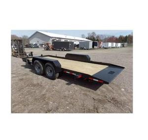 Remorque à plateau basse pour voiture, remorque utilitaire à plateau plat, remorques pour équipements lourds à vendre. - Product Image 4