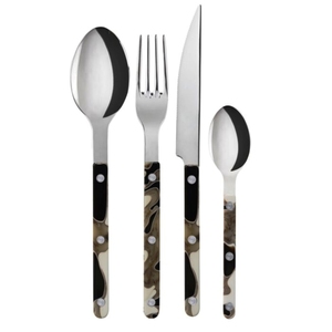 Vente chaude Designer Fournisseurs Indiens Argent Poli Couverts En Acier Inoxydable De La Plus Haute Qualité Avec Poignée En Résine Ensemble De Couverts - Product Image 6