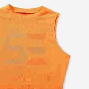 Hot Sale Women's Slim Fit <b>Crop</b> Sleeveless Tank <b>Top</b>-Quick Dry Breathable Solid Colors for Fitness Gym Yoga - Product Image 3