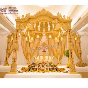 Mandap de Madera para Bodas, Diseño Nuevo en el Reino Unido, Mandap de Madera Roshni, Diseño Superior, Configuración de Mandap para Bodas en Australia - Product Image 1