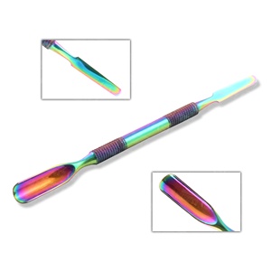 Ciseaux à ongles en acier inoxydable de conception personnalisée, haute précision, dernier modèle, multicolores, avec poussoir, emballage personnalisé - Product Image 1