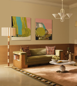 Divano di Lusso Modernista a Tre Posti in Velluto con Struttura in Quercia Personalizzabile per Villa e Soggiorno - Product Image 5