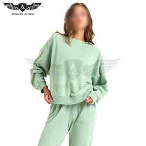 Sudaderas de mujer 2025 última tendencia Casual Pullover Tops Premium suave tela polar cálido y acogedor ropa de calle de invierno - Product Image 3