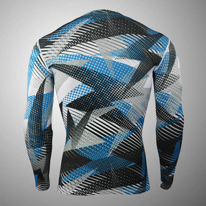 Camisas deportivas de LICRA de poliéster de alta calidad transpirables hechas en fábrica Servicio OEM Secado rápido Nueva llegada Sublimación Rush Guard - Product Image 6