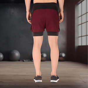 Men's 2 In 1 Running Quick Dry Shorts Gym Athletic Workout Shorts For Men With <b>Phone</b> Pockets - Product Image 6