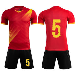 OEM personalizado sublimación 100 poliéster fútbol Jersey Kits equipo adulto Club fútbol uniforme conjuntos impresión Logo Retro hombres fútbol desgaste - Product Image 6