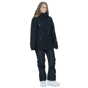 Conjunto de Chaqueta y Pantalones de Snowboard Unisex, Color Sólido, Casual, Corto, Transpirable, Ropa para la Nieve - Product Image 1
