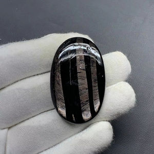 Piedra preciosa de hipersteno Natural de grado AAA 100%, cristal verde maravilloso para curar piedra suelta hecha a mano para la fabricación de joyas - Product Image 1