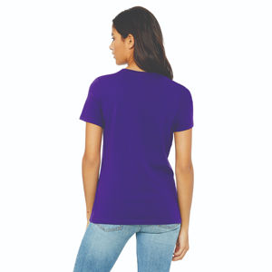 Camiseta ajustada de alta calidad para mujer, Camiseta de algodón hecha a medida para un estilo de vida activo y camisetas cómodas para mujer - Product Image 3
