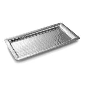 Fournisseur de plateaux de service en métal Plateau de qualité supérieure fait à la main Plateau de service en métal design classique et élégant en gros - Product Image 2