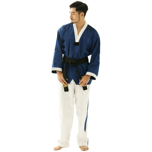 เครื่องแต่งกายกางเกงเอวยางยืดเครื่องแบบฝึกต่อสู้ศิลปะการต่อสู้เทควันโด - Product Image 1