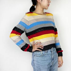 Suéteres de punto cálidos de invierno OEM para mujer, suéter de punto de moda personalizado de Color sólido transpirable para Otoño e Invierno - Product Image 2