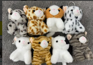 Aika, Novedad en Venta Caliente: Llaveros de Peluche de Algodón Personalizados de Perro de Raza Mixta de 10cm, Juguetes al por Mayor para Premios de Sorteos - Product Image 6