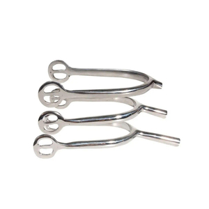 Éperons d'équitation équestre de haute qualité pour bottes de Cowboy personnalisation en acier inoxydable produits équins acceptés - Product Image 4