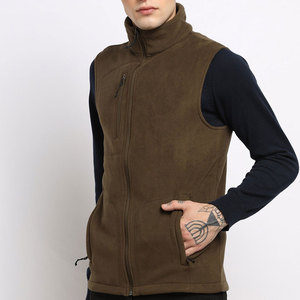 Séchage rapide dernière conception hommes polaire gilet prix raisonnable respirant meilleure vente polaire gilet pour hommes - Product Image 5