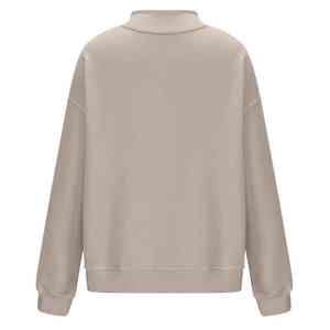 Sudadera de Invierno para Mujer, Cuello Alto Simulado, Talla Grande, Cálida, Acogedora, Transpirable, de Secado Rápido, Holgada, de Manga Larga, Estilo Coreano - Product Image 2