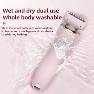 Afeitadora Eléctrica Inalámbrica 2 en 1 Impermeable IPX7 para Mujer, Cuchilla de Cerámica, Recortadora de Bikini, Afeitadora Íntima Húmeda y Seca - Product Image 6