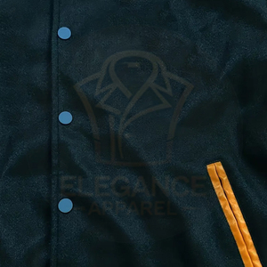 เสื้อโค้ทสำหรับผู้ชายขนาดใหญ่พิเศษเสื้อแจ็คเก็ตเบสบอลมีสีปักลายตัวอักษรแนววรรณกรรมแนวสปอร์ตสำหรับใส่กลางแจ้ง - Product Image 6