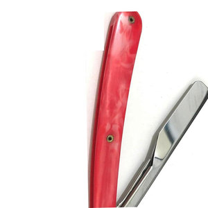 Nrza International Maquinilla de afeitar recta plegable con mango de acero inoxidable desechable de 12cm para hombres-Afeitado seguro Soporte para cara y cuerpo incluido - Product Image 6