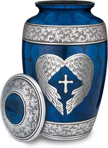 Urnas de recuerdo decorativas para cenizas humanas Urnas de cremación hechas a mano Entierro de adultos para cenizas Urna de tamaño personalizado - Product Image 6