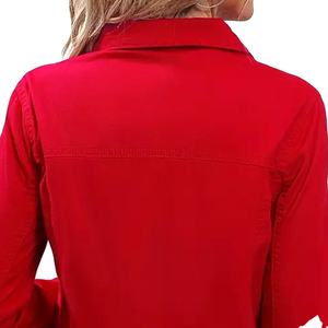 Ventes en gros de vestes en jean pour femmes respirantes et à coupe courte, nouvelles vestes en jean tendance pour femmes, vêtements d'hiver pour femmes, vente en gros, 2026 - Product Image 5