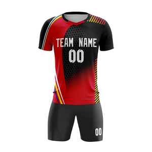 Uniforme de football adulte unisexe de meilleure qualité Ensemble d'uniformes de football à sublimation en polyester personnalisés OEM - Product Image 5